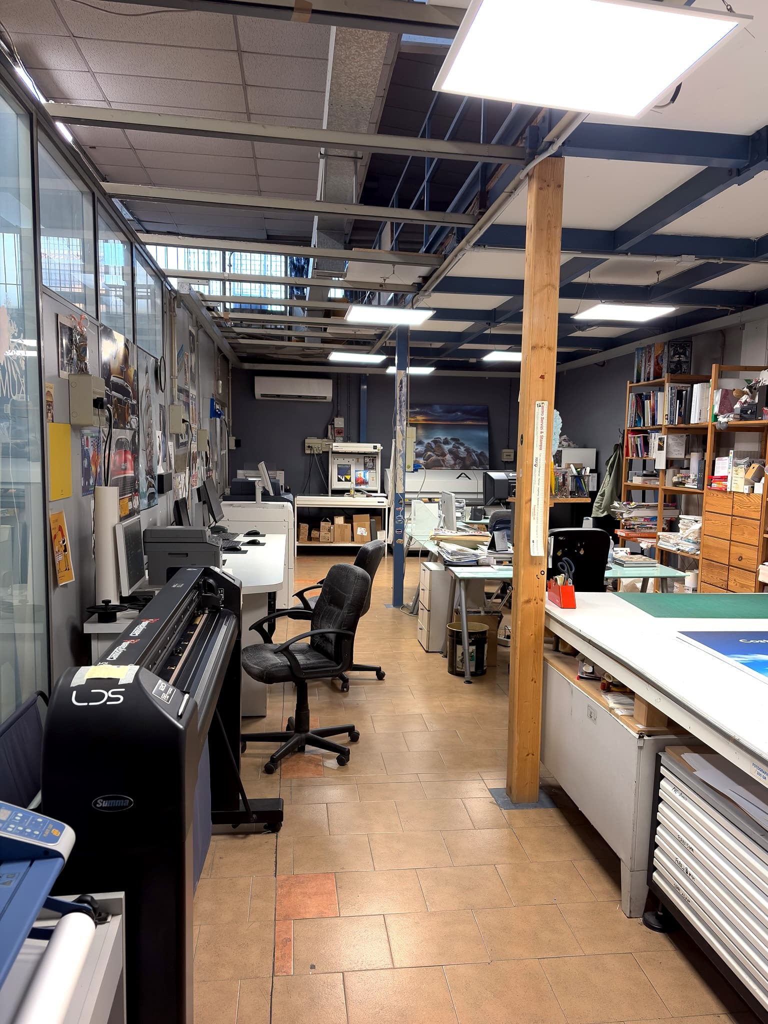 Reparto produttivo dello Studio Colore