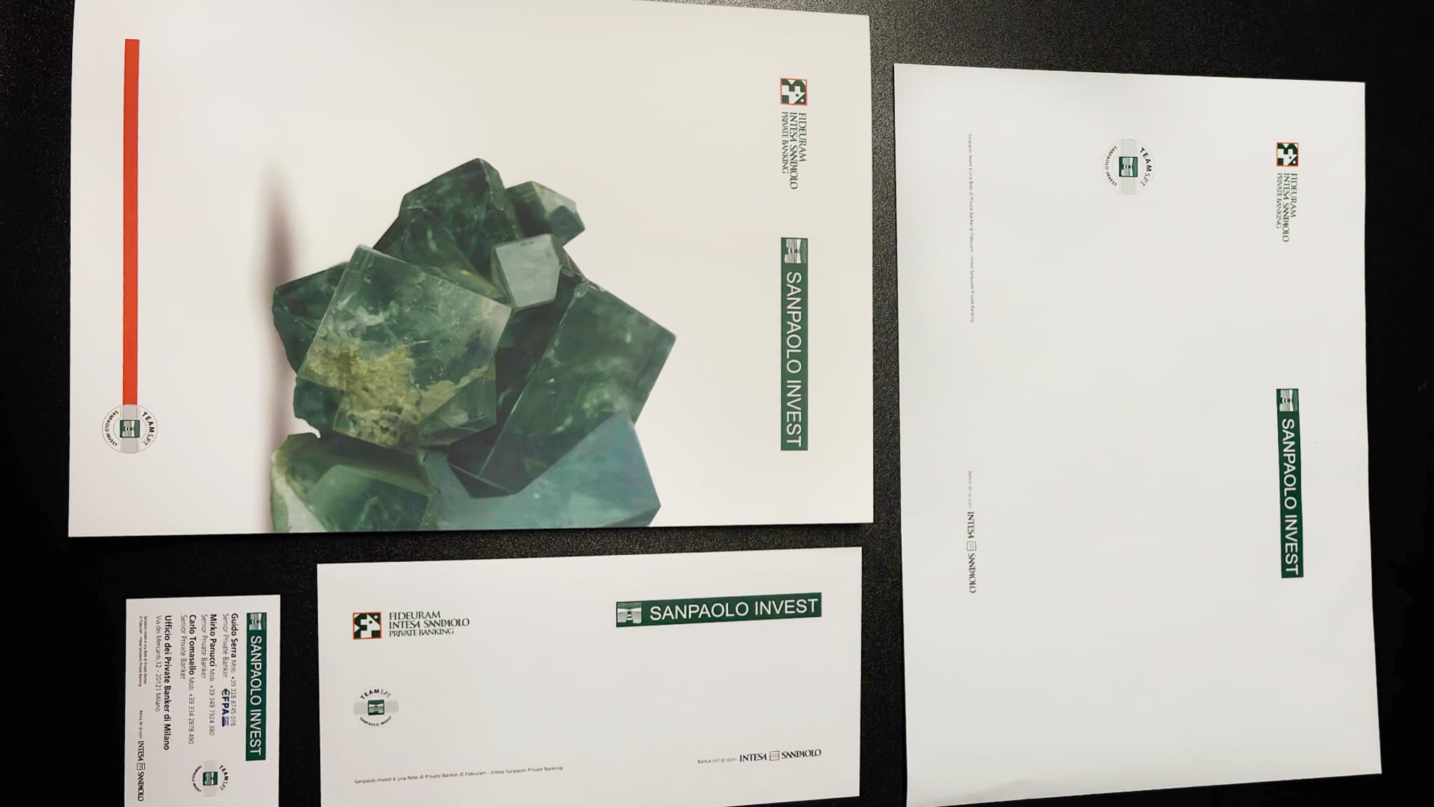 Materiali di stampa piccolo formato e lavorazioni di cartotecnica prodotti nel nostro reparto