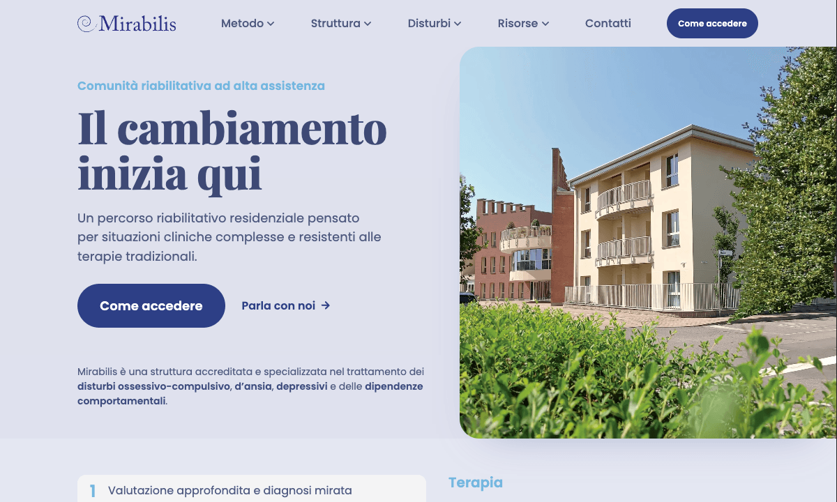 Settore Sanitario — Sito in 17 Giorni per comunità in Apertura